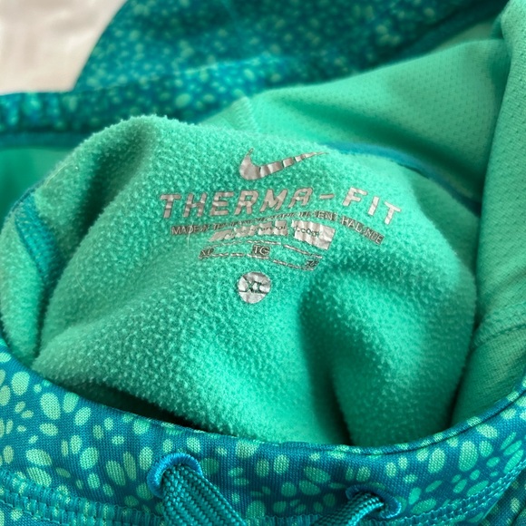 Nike hoodie Green Blue Women Size XL - Picture 9 of 9